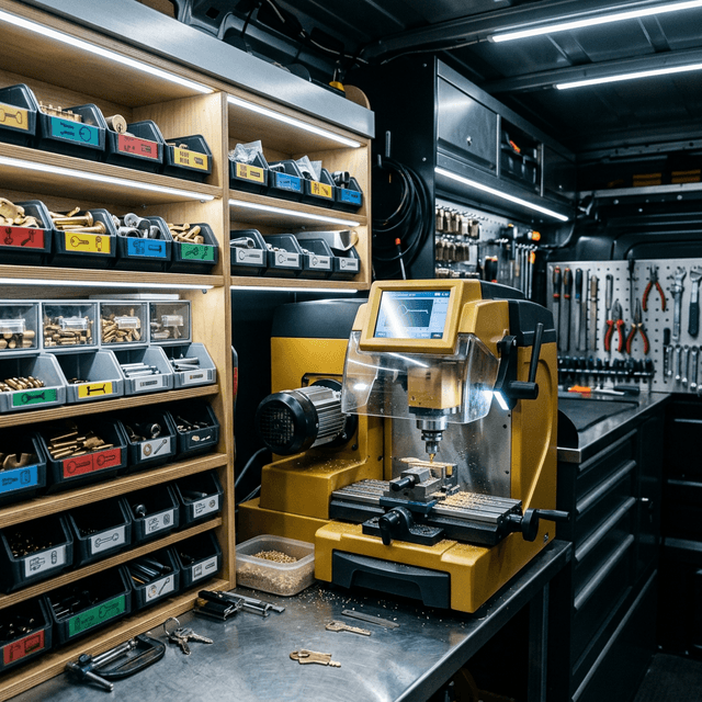 Unidad móvil de cerrajería 24h patrullando la zona de Almuñécar