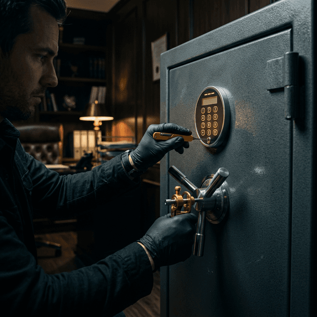 Fotografía sobre servicio técnico de cajas fuertes